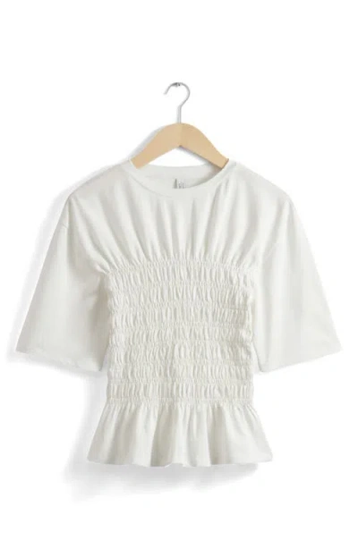 & Other Stories Smocked Top