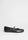 & Other Stories Square-toe Ballet Flats In Black