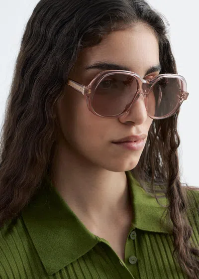 & Other Stories Square-frame Sunglasses In Brown