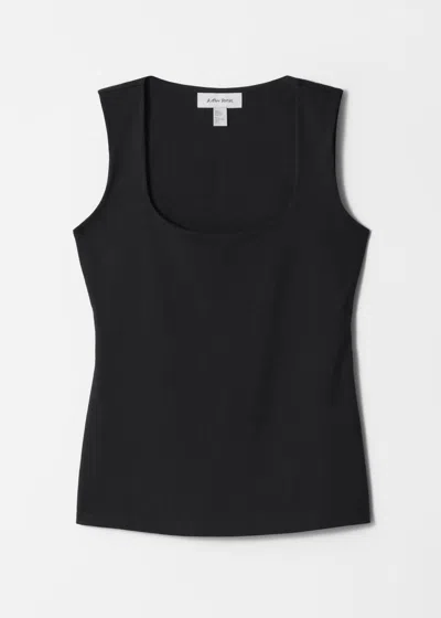 & Other Stories Square-neck Tank Top In Black