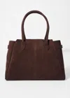 & Other Stories Suede Tote Bag
