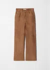 & Other Stories Suede Trousers In Beige