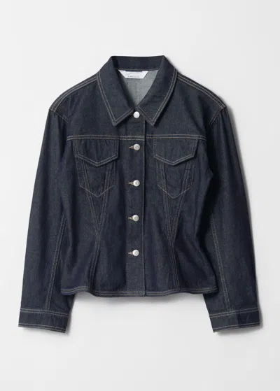 & Other Stories Tailored Denim Jacket In Blue