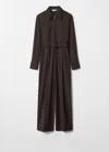 & Other Stories Tailored Jumpsuit In Brown