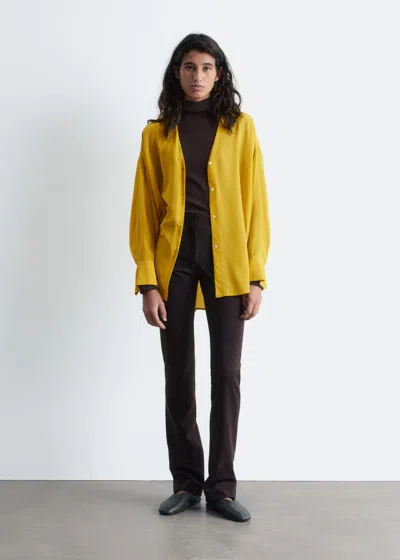 & Other Stories Tailored Slim-leg Trousers In Black