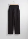 & Other Stories Recycled Polyester Straight Leg Trousers In Black