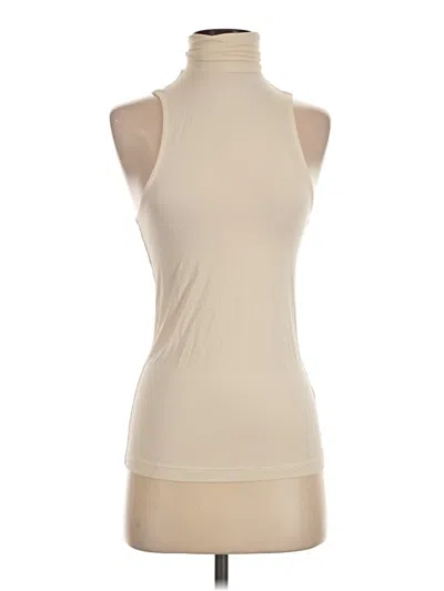 Pre-owned & Other Stories Tank Top Ivory Halter Neckline Tops