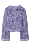 & Other Stories Tape Yarn Open Stitch Cotton Blend Sweater