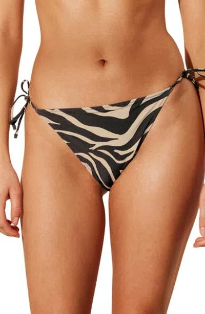 & Other Stories Tie Side Bikini Bottoms In Black
