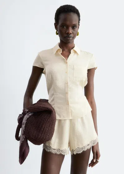& Other Stories Tie-back Shirt In Multi