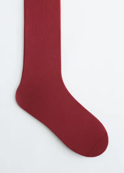 & Other Stories Tights 60 Denier In Red