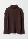 & Other Stories Turtleneck Wool-knit Jumper In Brown