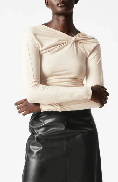 & Other Stories Twisted Gathered Long Sleeve Shirt