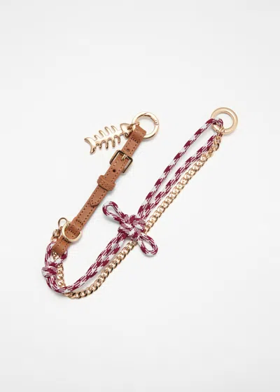 & Other Stories Two-strand Bag Charm In Brown