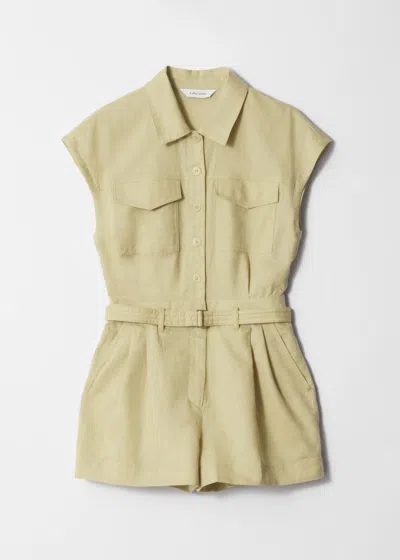 & Other Stories Utility Jumpsuit In Yellow