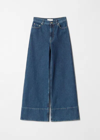 & Other Stories Wide-leg Jeans In Blue