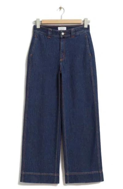& Other Stories Wide Leg Jeans In Blue