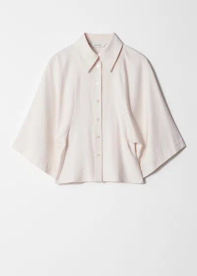 & Other Stories Wide-sleeve Shirt In White