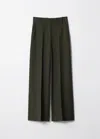 & Other Stories Wide Trousers In Green