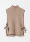 & Other Stories Wool Bib Collar In Brown