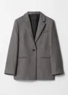 & Other Stories Wool Blazer In Grey