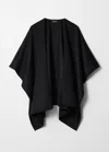 & Other Stories Wool Cape In Black