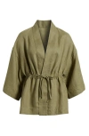 & Other Stories Zinnia Drawstring Jacket In Green