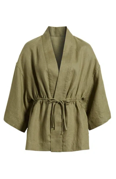 & Other Stories Zinnia Drawstring Jacket In Green