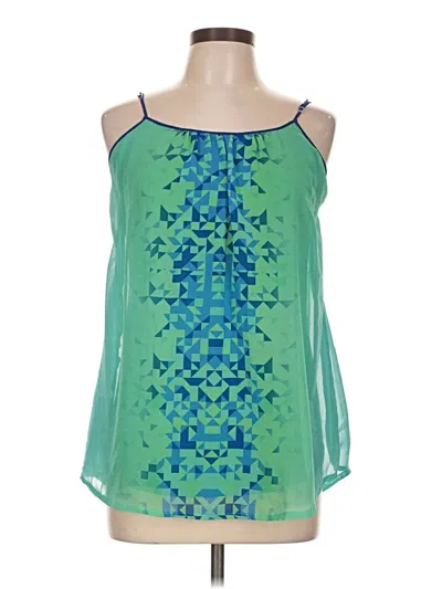Pre-owned And Sleeveless Blouse In Green