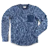 &sons Trading Co Glen Pocket Waffle Crew Sky Blue Marl In Blue