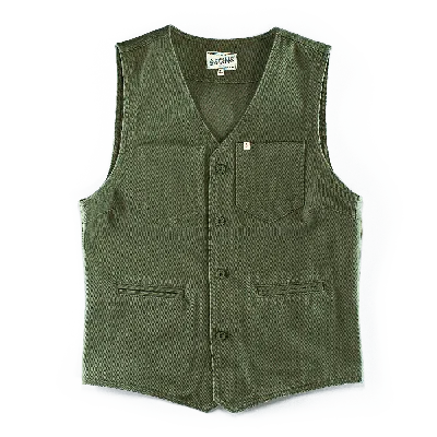 &sons Trading Co Men's &sons Lincoln Waistcoat Army Green
