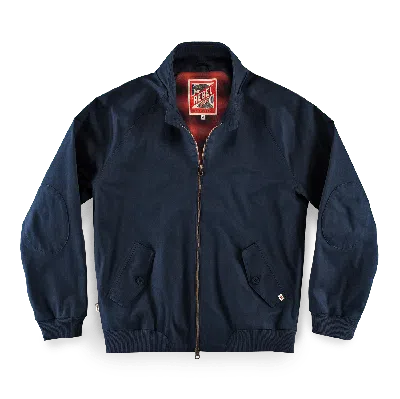 &sons Trading Co Men's &sons Rebel Harrington Jacket Navy In Blue