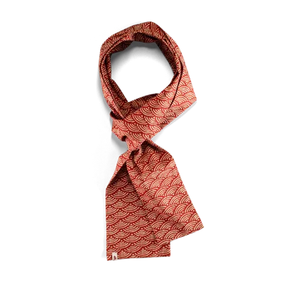 &sons Trading Co Men's Red Waves Scarf