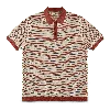 &sons Trading Co Men's Belmont Knitted Polo Off White / Auburn In Multi