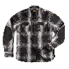 &sons Trading Co Men's Black / White / Grey Slate Shirt Ombre Check In Black/white/grey