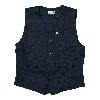 &sons Trading Co Men's Grey Lincoln Waistcoat / Vest In Blue