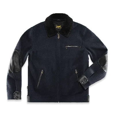 &sons Trading Co Men's Blue / Black Boston Jacket Navy In Multi