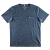 &sons Trading Co Men's Blue Boxer Pocket T-shirt Navy In Blue