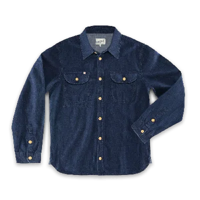 &sons Trading Co Men's Blue Handley Shirt Indigo
