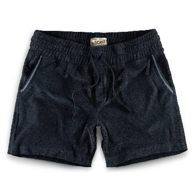 &sons Trading Co Men's Blue Solar Shorts Navy