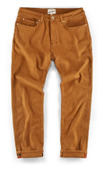 &sons Trading Co Men's Brown Andsons Brandon Jeans Tan