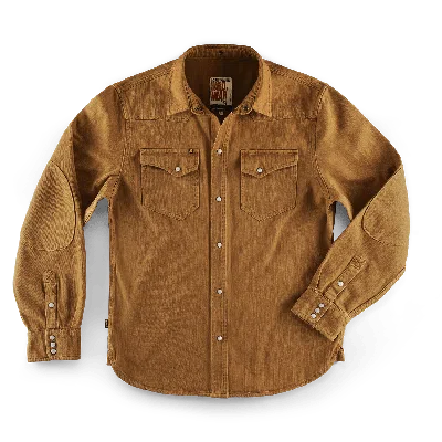 &sons Trading Co Men's Brown Wyatt Shirt Rust