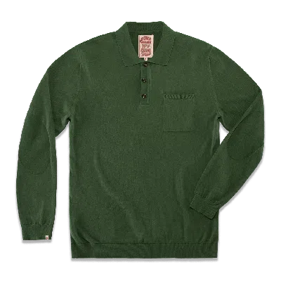 &sons Trading Co Men's Cedar Knitted Polo Green