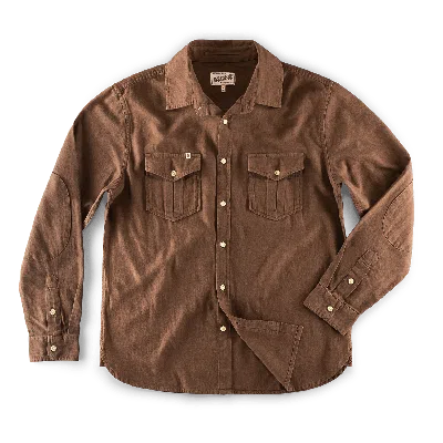 &sons Trading Co Men's Coast Long Sleeve Shirt Brown