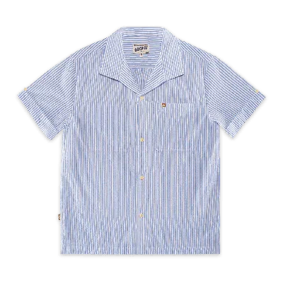 &sons Trading Co Men's Loreto Shirt White Blue In Multi