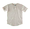 &sons Trading Co Men's Neutrals &sons The New Elder Henley Short Sleeve Shirt Raw