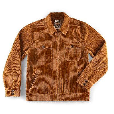 &sons Trading Co Men's Neutrals Cord Cab Coat Tan In Brown