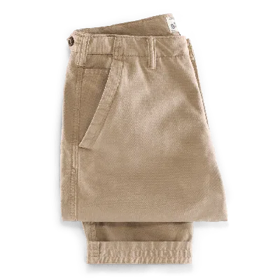 &sons Trading Co Men's Neutrals Preston Surplus Cargo Pant Khaki In Yellow