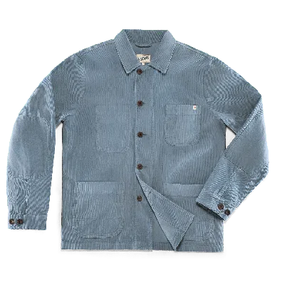 &sons Trading Co Men's Oakdale Cord Chore Jacket Blue