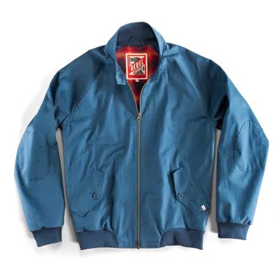 &sons Trading Co Men's Rebel Harrington Jacket Blue